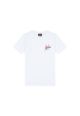 Malelions Junior Split T-Shirt Wit / Rood